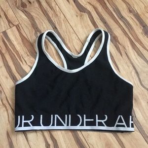 🌵4/$20 UNDER ARMOUR Black & Gray Sports Bra XS